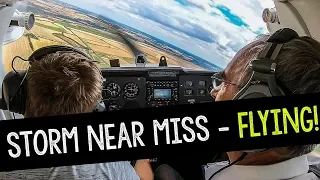 STORM NEAR MISS  - FLYING ⛈✈