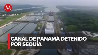 200 buques varados en el canal de Panamá por sequía