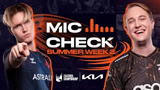 Pick Amumu! | Kia Mic Check | 2023 LEC Summer Week 2
