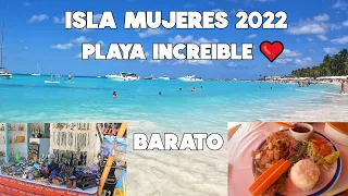 ISLA MUJERES Vamos A El Centro, Las Mejores Playas🌴Comiendo Muy Barato Y Mas🔴11 Febrero 2022