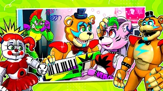 Monty Gator is JEALOUS?! REACT with Circus Baby and Glamrock Freddy