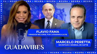 Guadavibes | Con Marcelo Peretta (secretario gral. de SAFYB) y Flavio Fama (senador nacional) 08/05