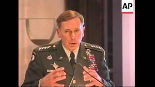 General Petraeus on extra troops for Afghanistan