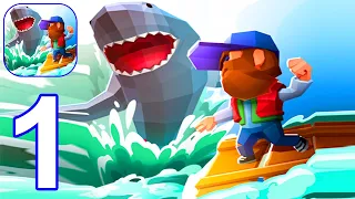 Life on Raft Survival Ocean - Gameplay Walkthrough Part 1 Tutorial (Android,iOS)