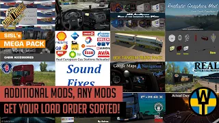 Where to add additional mods on your map combo profile and in what order? | ETS2 and ATS