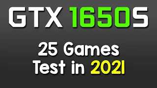 GTX 1650 SUPER Test in 25 Games
