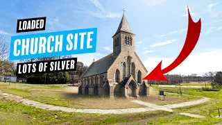 SACRED SILVERS! Metal Detecting Loaded Church Site In The Middle Of A Small Park!