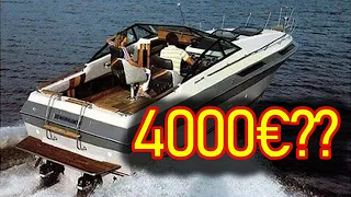 4000€ Yacht Boot restaurieren Century Cortez 270