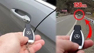 Hidden Functions Mercedes. Opening all Windows With a Key in Two Modes on Mercedes W212