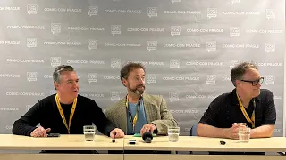 Paul McGillion, David Nykl and David Hewlett (Stargate Atlantis)  at Comic-Con 2024 Prague