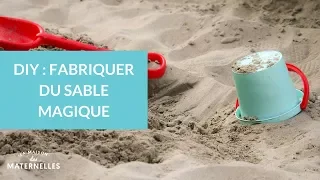 DIY : Fabriquer du sable magique - La Maison des maternelles #LMDM