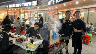 Mark Magsayo bumisita sa sikat na Filipino street food