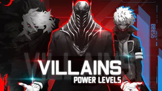 Villains - My Hero Academia [POWER LEVELS] [60FPS] [SPOILERS]