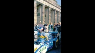 1995 June 21 - Michael Schumacher demo Benetton B195 @ Brandenburg Gate, Berlin