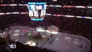 Chicago Blackhawks National Anthem!  Game 7 Hawks vs LA Kings. 6/1/14