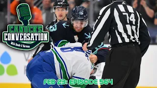 Tocchet unhappy with loss in Seattle ft. Wyatt Arndt | Canucks Conversation | Feb. 23rd 2024