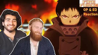 Fire Force All Openings and Endings (1-4) | Anime Reaction
