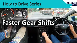 How to shift gears quickly and smoothly in a manual car