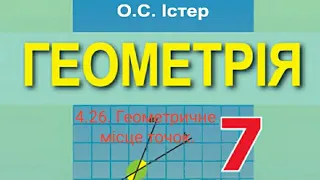 4.26. Геометричне місце точок. Геометрія 7 Істер Вольвач С.Д.