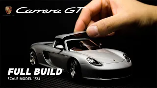 [Full build] - Porsche Carrera GT Car Model 1/24 (TAMIYA)