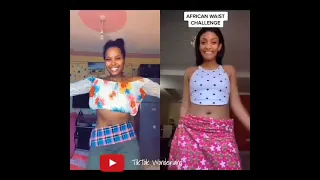 African Waist  Challenge| Best Girls | Satisfying TikTok