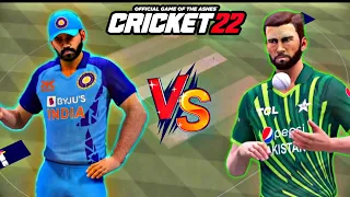 India vs Pakistan T20 Match in Cricket 22