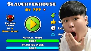 MY DAILY LEVEL: SLAUGHTERHOUSE🔥 | Geometry Dash