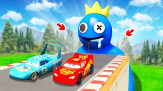 ТАЧКИ ПРОТИВ RAINBOW FRIENDS - ЭКСТРИМАЛЬНЫЙ СПУСК В ГТА 5 ОНЛАЙН