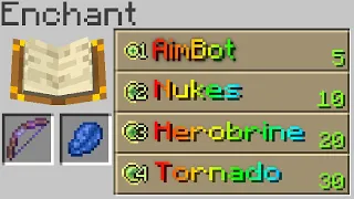 Minecraft TAPI Aku Menambahkan 10 Enchantments ANEH & UNIK!!