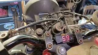 Gray Ghost 84 RZ350 Yamaha Norxi Temperature Gauge