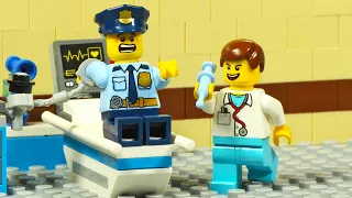Lego City Prison Emergency Ambulance Prisoner Escape
