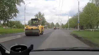 Плановый ремонт улицы Шинной в Бобруйске