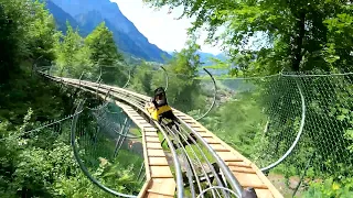 Alpine Coaster Golm Montafon Austria | 4K run