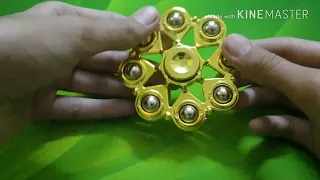 8 Sided Chrome Gold Fidged Spinner | Unboxing