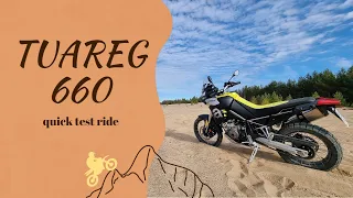 Aprilia Tuareg 660 test ride