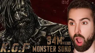 The Monster Song - KGF Chapter 2 - Vocal Coach Reacts