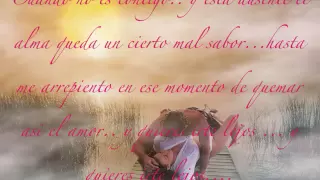 Cuando no es contigo..........  Emmanuel