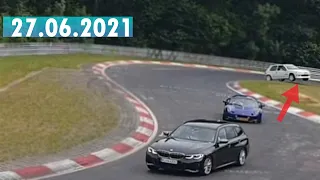 Nürburgring Touristenfahrten Highlights 27.6.2021 fails and a Peugeot 106 sending it a bit too hard
