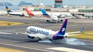 ICELANDAIR BOEING 737 MAX 8 Landing at Madeira Airport