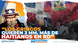 LOS GRINGOS QUIEREN 3 MILLONES MÁS DE HAITIANOS EN RD