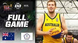 Australia v Chinese Taipei | Men Quarter-Final | Full Game | FIBA 3x3 Asia Cup 2022