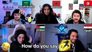 How different are the Arabic dialects from each other! | تحدي اللهجات العربية (MAR, SA, EG, JO, TN)