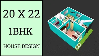 20 x 22 गांव के लिए मकान का नक्शा ll 440 Sqft Ghar Ka Naksha ll 20 x 22 House Plan