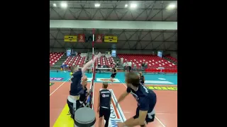 🏐Aaron Russell big spike in training 🔥| Coming back from injury