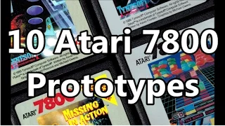 10 Atari 7800 Prototypes in 1 Video - The No Swear Gamer