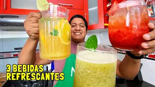 3 BEBIDAS REFRESCANTES 🍹❤️ PARA EL VERANO | Mi Receta magica