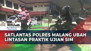 Satlantas Polres Malang Ubah Lintasan Ujian SIM, Penyandang Disabilitas Turut Rasakan Kemudahan!