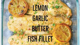 How to Baked Lemon Garlic Butter Fish Fillet | Easy and Delicious Recipe | precious vlog