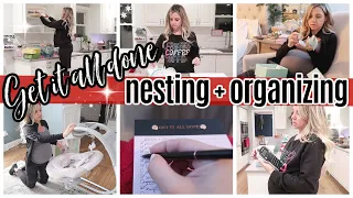 *NEW* GET IT ALL DONE BEFORE BABY! // ORGANIZE + DECLUTTER + NEST WITH ME // 39 WEEKS PREGNANT