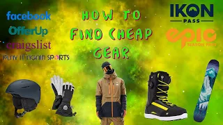 How to Find GREAT Beginner Gear on a BUDGET! What to look for when buying used snowboards and more!